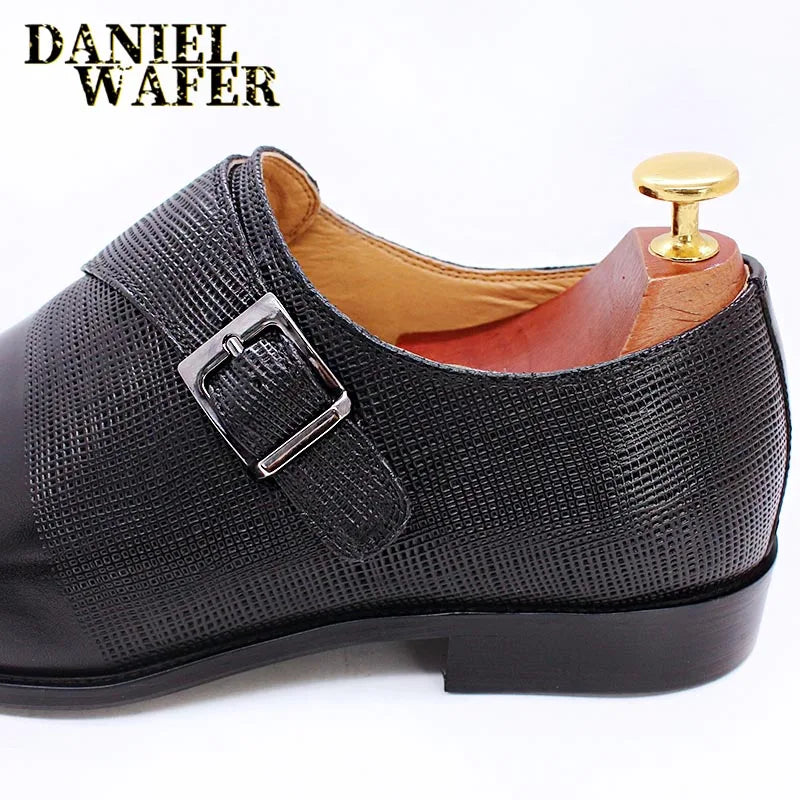 Leather Monk Strap Dress Shoes