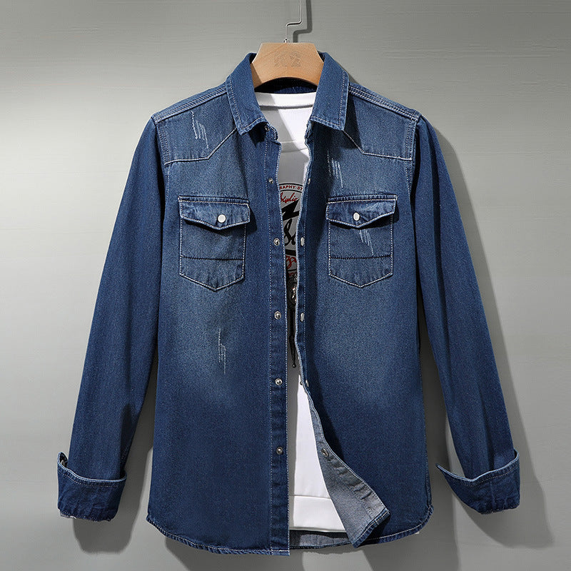 Denim Shirt-Jacket Coat